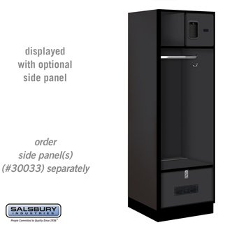 Open Access Designer Wood Locker - 24 Inches 