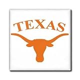 Texas Longhorn - 4 Inch Glass Tile