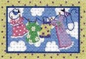 Picture of Cozy Jade Reynolds In The Breeze 39x58 Play Time Nylon Area Rug JR-TSC-174 3958 JR-TSC-174 3958 (Baby Gym)