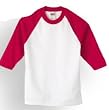 3/4 Sleeve Baseball Tee Shirt