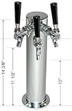 Triple Tap Draft Beer Tower Kegerator Column
