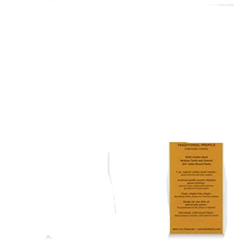 18 x 18 Canvas 3/4 inch thick profile Back Stapled Cotton Canvas