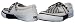 DOUBLE IDENTITY 'Weave Loafers'