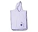 KONFIDENCE Poncho towel (White with Blue )