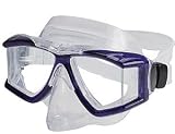 Genesis Panview 4 Window Scuba Diving Snorkeling Mask with Nose Purge Dive Diver Divers Snorkeling Authorized Dealer Full Warranty