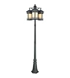 23813-AM-ORB - Designers Fountain Sedona 9 Light Post Lantern in Oil Rubbed Bronze 23813-AM-ORB