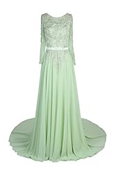 Lace Illusion Chiffon/Satin/Tulle Evening Dress/Mother-of-the-Bride Dress 