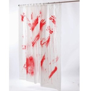 Bloody Shower Curtain