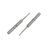 uxcell ネジドライバービット　グレー　磁気　1.4mmのポイント径　　2枚入り