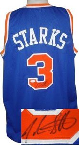 John Starks Signed New York Knicks Jersey