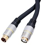 Electronics : High Quality S-Video Extension Cable 2.5m