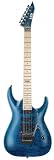 ESP LTD Standard MH103QM Electric Guitar (See-Thru Blue)