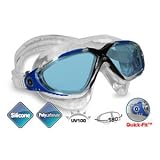 Aqua Sphere Vista swim mask: Goggles with Silicone seal and Blue Polycarbonate lens