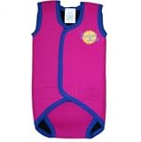 Splash About Baby Wrap Pink with Navy Trim Large 18-30 MOnths [Baby Product]