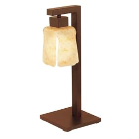 Eglo 89148A Norwich, Antique Brown Alabaster, 1-Light Table Light Fixture by Eglo
