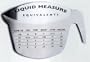 Amco 8337 Stainless Steel Liquid Measure Refrigerator Magnet