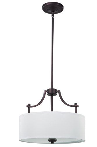 CANARM LTD. IPL119B03ORB15 Cohen 3 Bulb Large Pendant Light, Oil Rubbed Bronze
