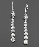 Givenchy Silvertone Crystal Drop Earrings