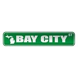  BAY CITY ST  STREET SIGN USA CITY MICHIGAN