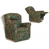Contemporary Camouflage Child Rocker Recliner Chair