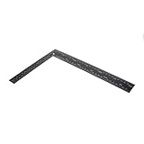 【ノーブランド品】L形　ステンレス鋼　ルーラー　90度　直角定規　目盛り　測定工具　両面　30x20cm