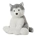 Aurora Stormy Siberian Husky Plush Dog Toy 15"h