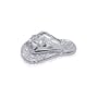 Nickel Free .925 Sterling Silver Flower Flip Flop Sandal 12mm x 7mm Pendant