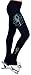 Ice Figure Skating Dress Practice Pants with Rhinestones R255