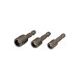 Wiha 70490 2.5-Inch Magnetic Nut Setter for 1/4-Inch 5/16-Inch 3/8-Inch Hex Drive, 3-Piece