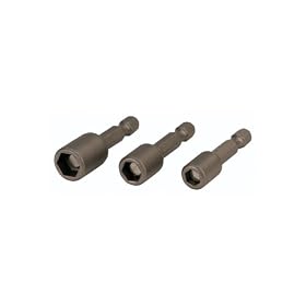 Wiha 70494 55mm Metric Magnetic Nut Setter for 7mm 8mm 10mm Hex Drive, 3-Piece