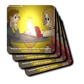 Pug Nose Blind Date - Set Of 4 Coasters - Soft by 3dRose LLC