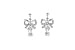 Sterling Silver Cubic Zirconia Bella Ribbon Earrings by Crislu