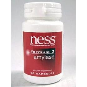 Ness Enzymes Amylase # 3 - 90 Capsules