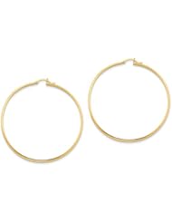 14k Yellow Gold Polished Hoop Earring. Gold Weight- 4.71g 62mm Diameter.