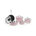 blinQ 10 Piece Cookware Set Passionate Pink