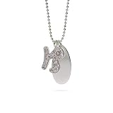 Sterling Silver and CZ Capricorn Charm Necklace