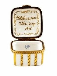 Blue Limoges 24 Carat - Personalized Baby Gift