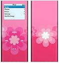 Retro Pink Flowers Design Decal Skin Sticker for Apple iPod nano 2G (2nd Generation) 2GB/ 4GB/ 8GB Player