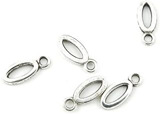 150 PCS Jewelry Making Charms J2IN3U Alphabet O Antique Silver Tone Necklace Bracelet Repair Bulk Lots Pendant Findings