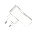 Power Plug Steckdose Netzteil Reiselader auf USB-Ladeger&auml;t f&uuml;r IPhone 2G, 3G, iPod Nano V3 + &auml;ltere iPod s und USB aufladbare MP3-Player 230V, 220V in wei&szlig;