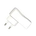 Power Plug Steckdose Netzteil Reiselader auf USB-Ladeger�t f�r IPhone 2G, 3G, iPod Nano V3 �ltere iPod s und USB aufladbare MP3-Player 230V, 220V in wei�