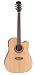 Luna Muse Dreadnought Cutaway Acoustic Guitar,  Quilted Ash