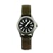 RAM Watch Field Watch, Rugged, SS Case, Khaki Nylon Strap, Black Face