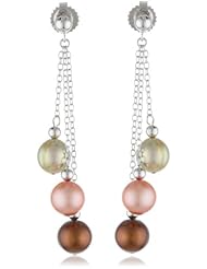 Honora "Gelato" Freshwater Cultured Pearl Triple Dangle Earrings