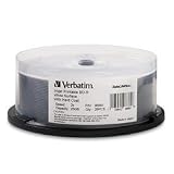 Verbatim 96661 25GB 2X DataLifePlus White Inkjet Printable BD-R (25pk Spindle)