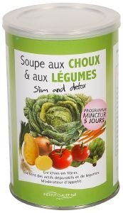 Soupe aux Choux et aux Légumes - Slim and détox - Cure minceur express - 5 jours - 250 g