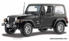 Black Jeep Wrangler Sahara 1:18 Scale Die Cast Car by Maisto Special Edition