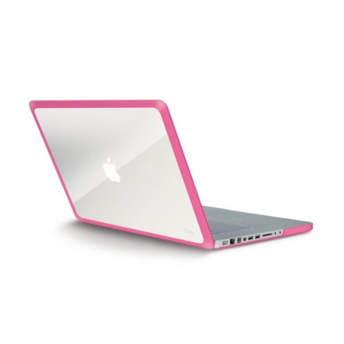 iLuv Dual Material Skin for Apple MacBook Pro 13 Inch, Pink (iCC1203PNK)