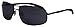 In Style Eyes Ace in the Hole Bifocal Reading Sunglasses - Full-Rimmed, Rectangular Metal Frame - Non-Polarized Aspheric Lens