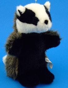 Childrens Toyshop  Toys : Badger Hand Puppet